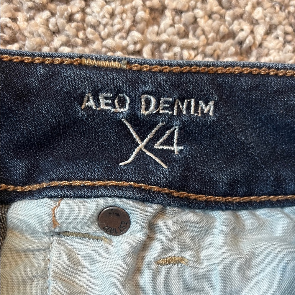 American Eagle Women's Indigo Jean Shorts - Picture 4 of 6